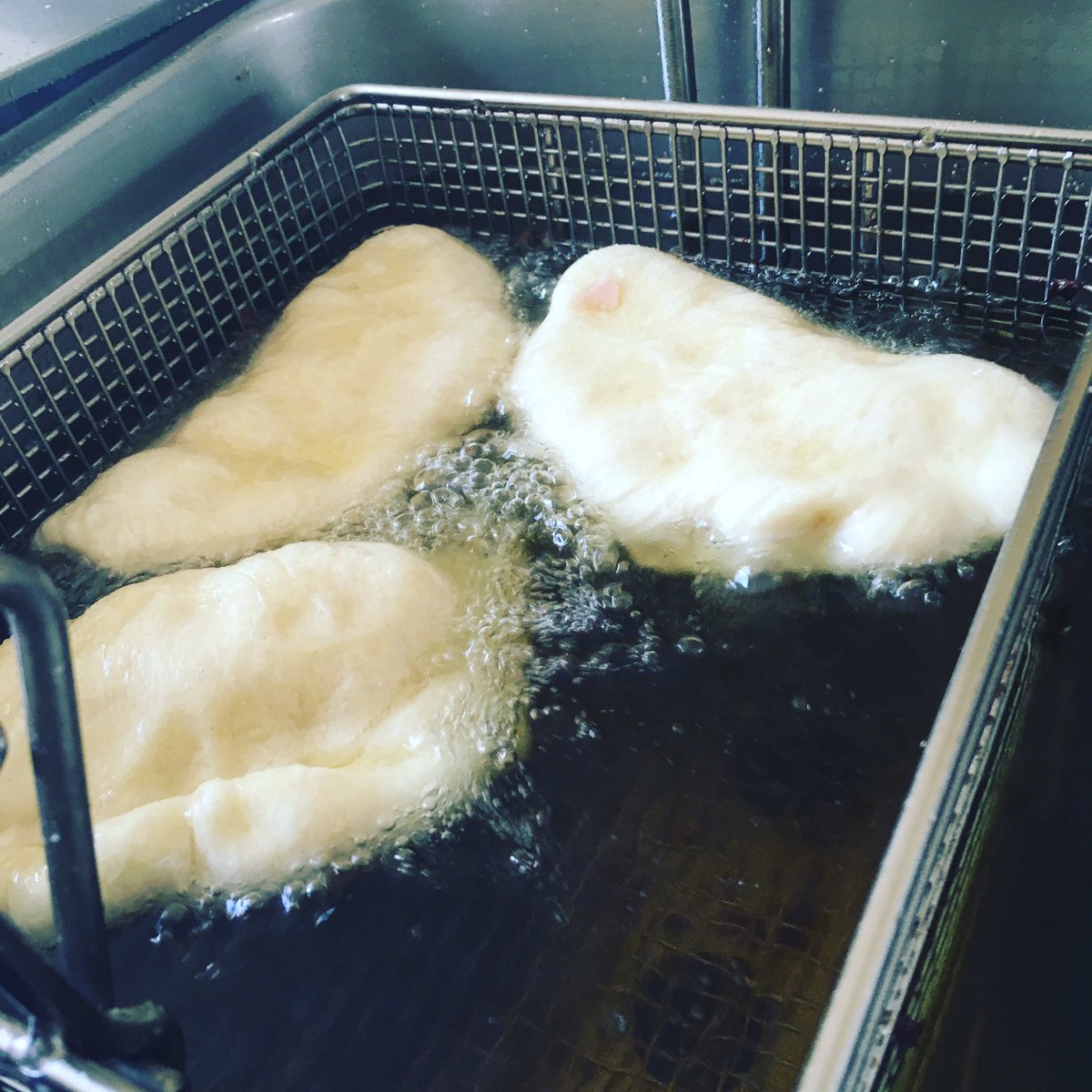 Calzone filled with ham and cheese 😋😋😋😋😋