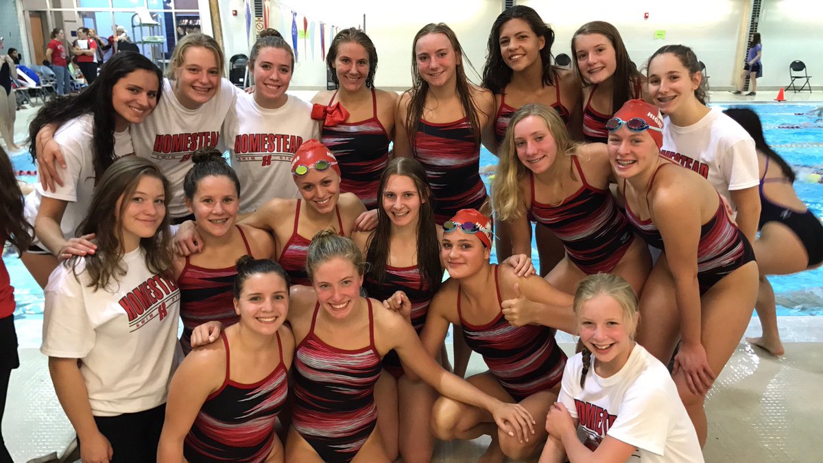GoHHSathletics's tweet photo. Girls swim and dive team 5th place at the Brookfield East Invitational today. Great work ladies! https://t.co/akUupgUfyO