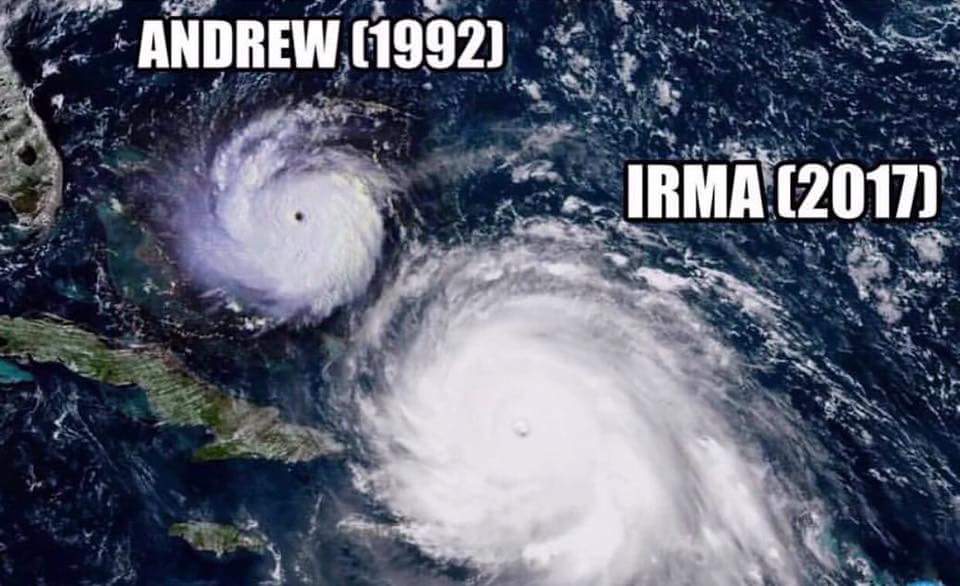 FancyNecromancy's tweet photo. #HurricaneIrma #IrmaHurricane2017 #Irma #HurricaneAndrew https://t.co/ALhwA3Xgof