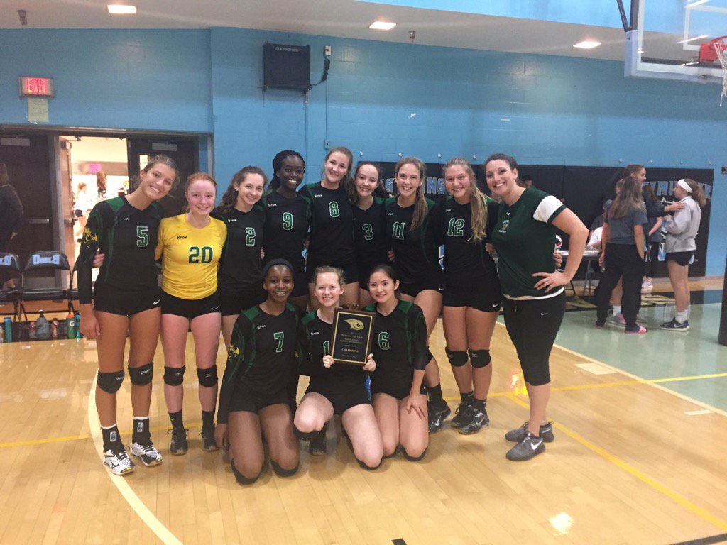 Log401's tweet image. Girls Volleyball wins Semi-final 2-0 vs Atholton and beats Urbana 2-0 in finals to take the Championship @DHS_Hornets