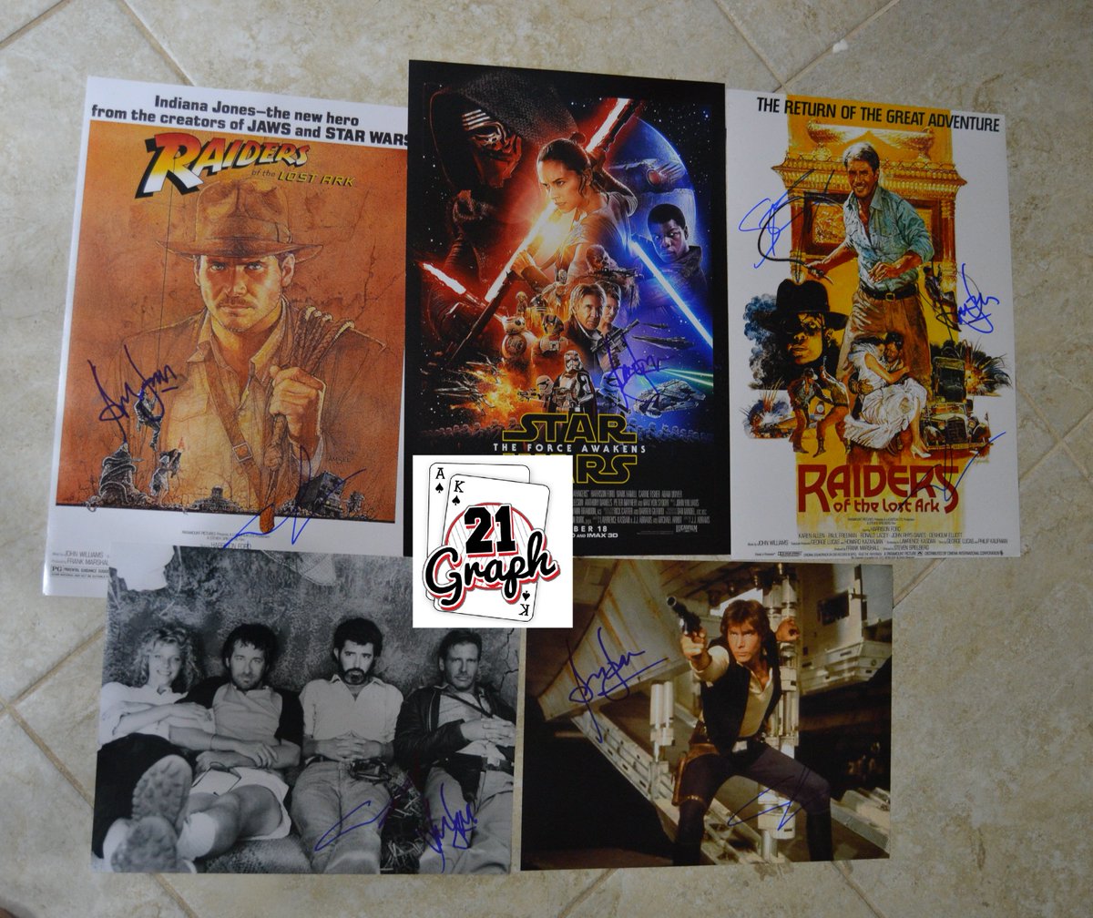 21Graph's tweet image. Thanks to Harrison Ford for signing this week in DC. @starwars @IndianaJones #livinglegend #DMV