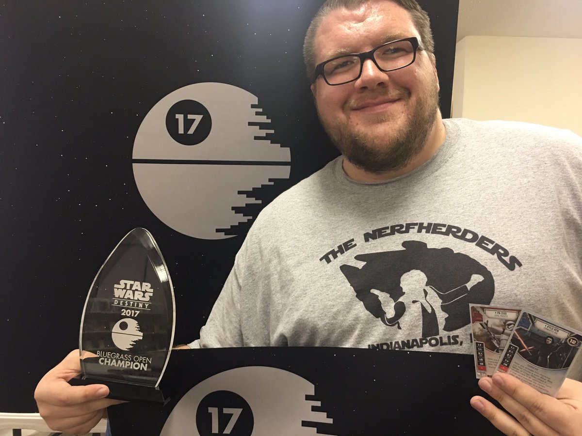 BluegrassOpen's tweet image. Congrats to Logan Mack on taking 1st at the 2nd annual Bluegrass Open Destiny tournament! #BGO17 A huge thanks to all who attended day one.