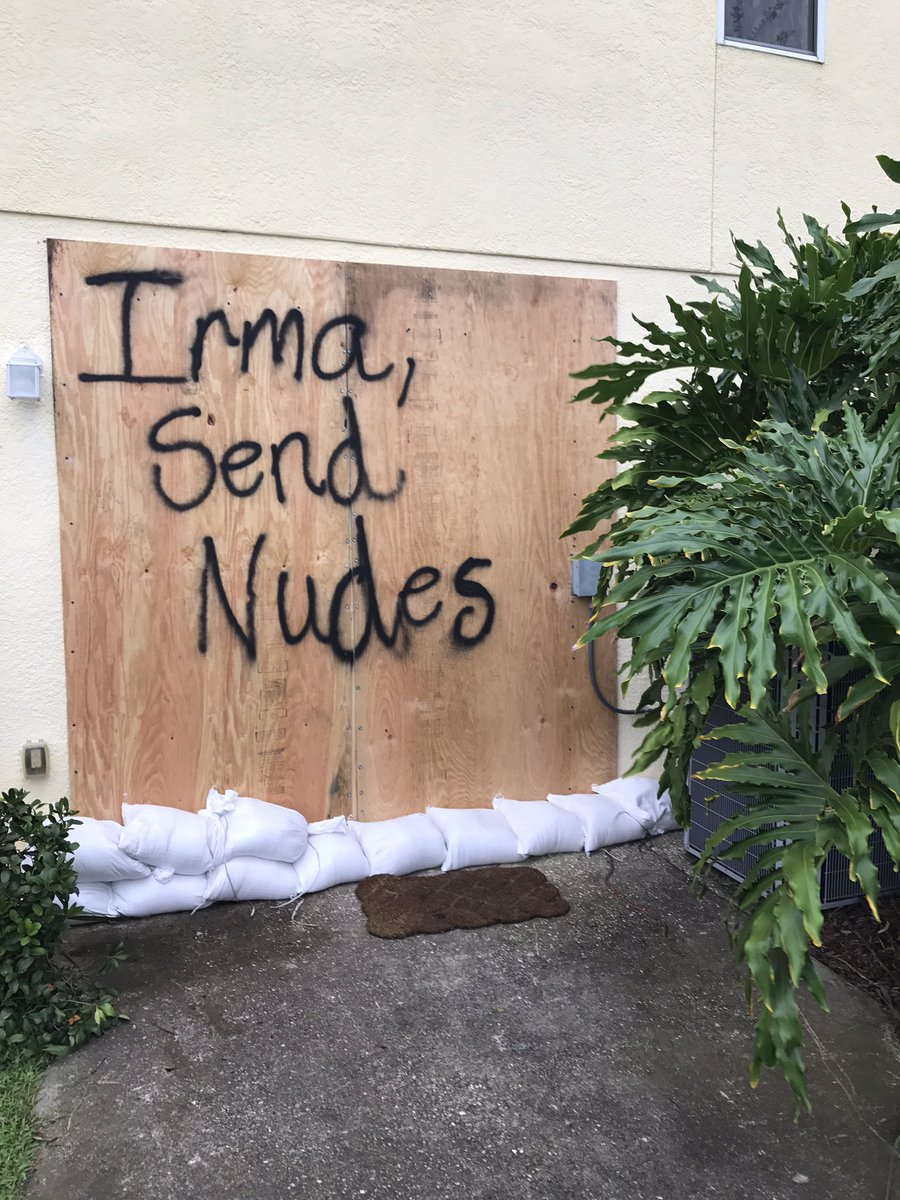 croth37's tweet photo. @barstoolhrtland @barstoolsports #SAFTB #HAFTB #Irma #sendnudes #sorrymom https://t.co/D3qgzvOhhy
