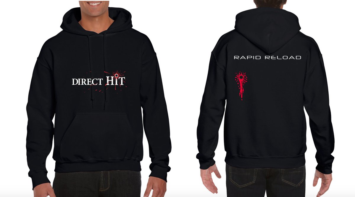 Stay warm on set in new #DirectHit #RapidReload #SPFX hoodies, also avail in embroidered logo. Check directhitfx.com in coming days.