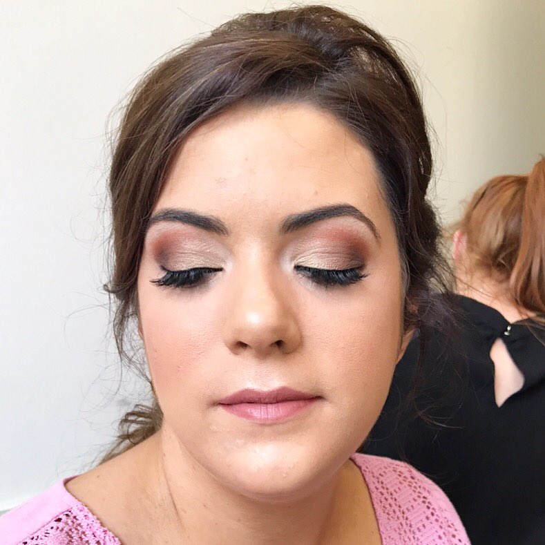 One of today's gorgeous makeup clients! #makeupartist #eyrebrushed #kilkenny
