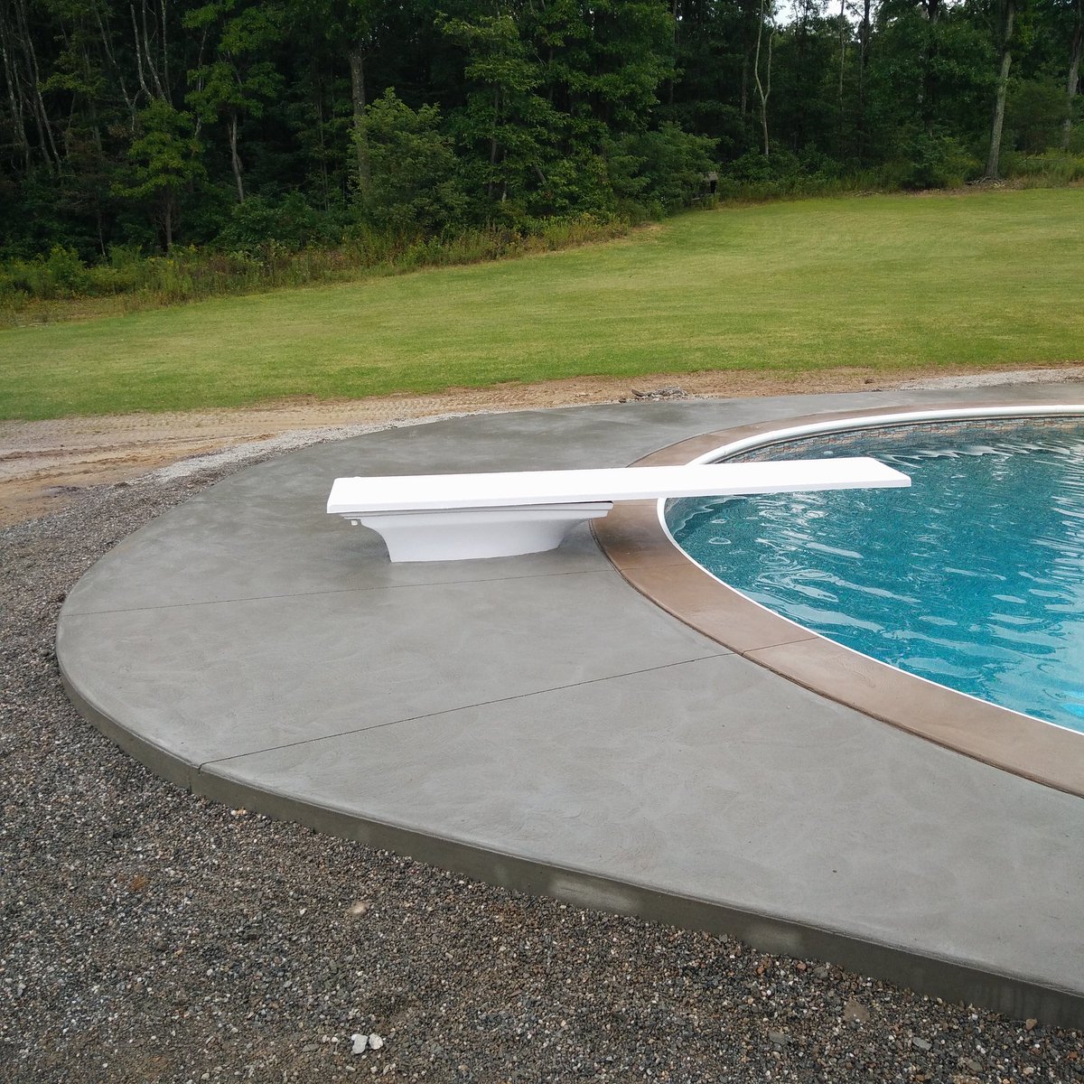 Final concrete poured #drpools