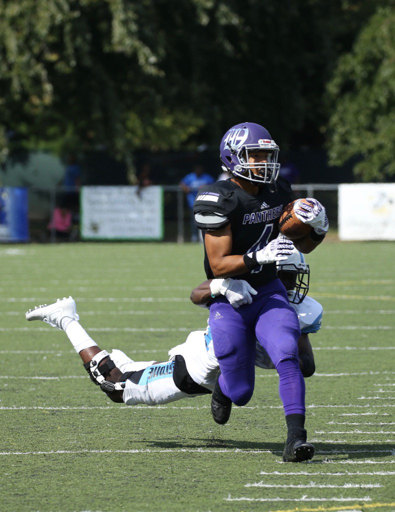 sportingtimes's tweet image. Jacob Yates with long reception in today's KY Wesleyan win 33-13 over Livingstone