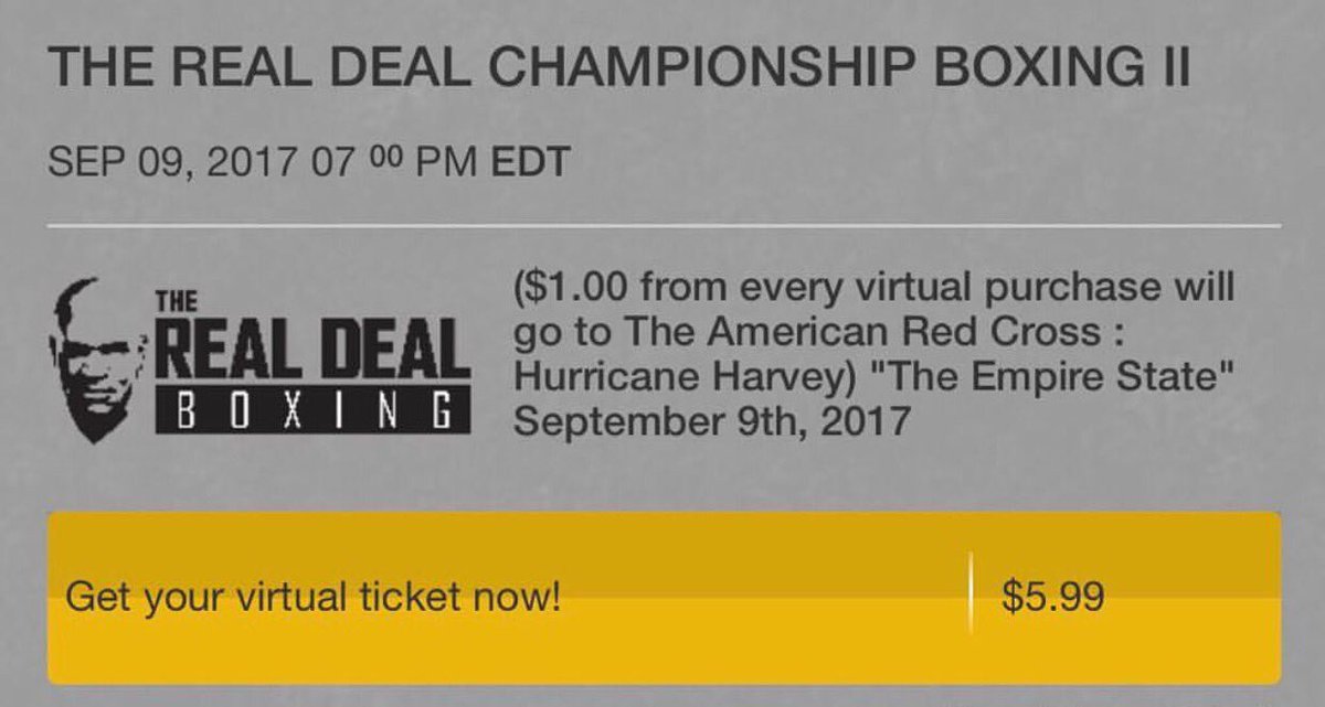 Packed house at the Resorts Casino tonight for the @TheRealDealBox card in Queens. If you can't make it get the PPV! <a href="/iangreenboxing/">Ian Green</a>