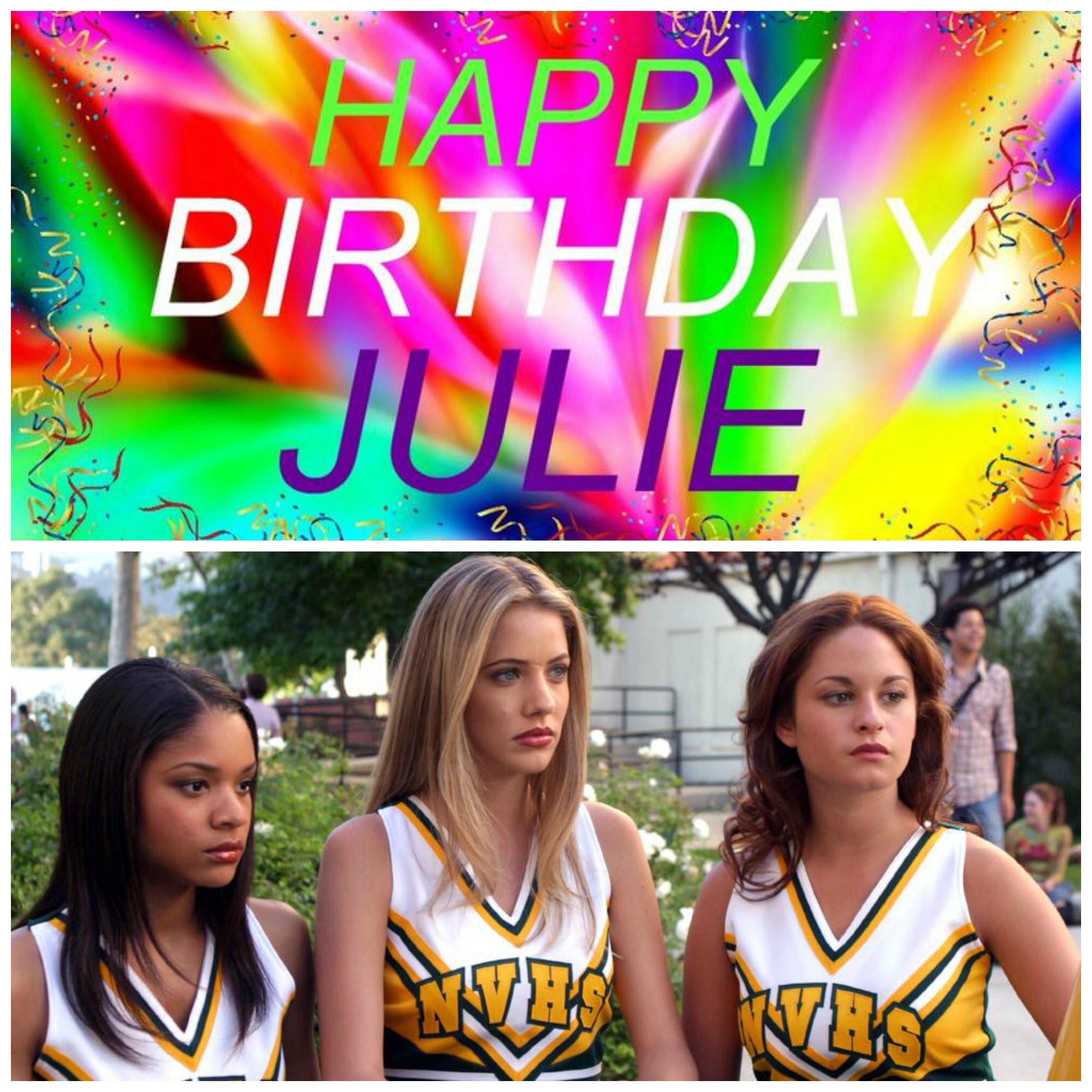 Happy Birthday to the amazing, and talented I hope u are having a great day so far Julie!! 
