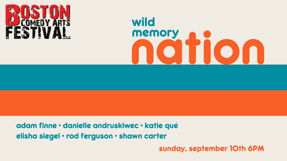 Wild_Memory's tweet photo. The kicktastic WILD MEMORY NATION is at @ImprovBoston's #BCAF2017 with @Kevidently, @ShawnCarters & more! 9.10 at 6! https://t.co/o9EbaYsFbk https://t.co/O38v3BqLYM