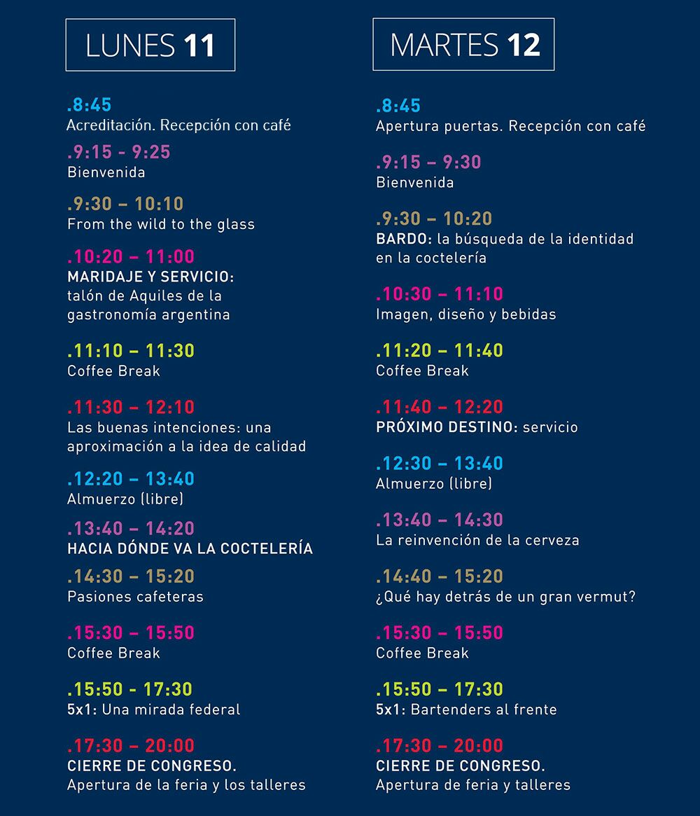 BAcoctel's tweet photo. Esta es la agenda de #BACInspira, a la que se suman 20 talleres y degustaciones organizados por las marcas en el sector de la feria. https://t.co/Dq5WfuG9pk
