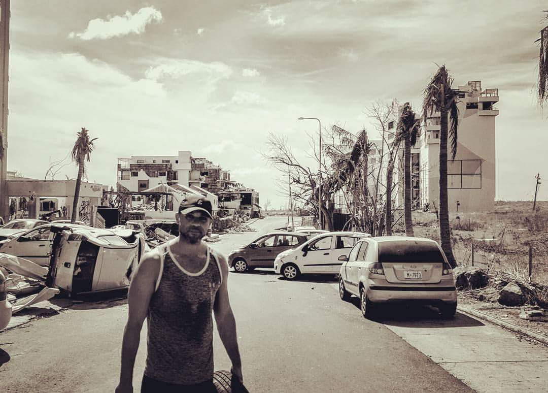wsopmcgee's tweet photo. Photo of a friend who rode out Irma in Saint Maarten. Desolate. #IrmaHurricane2017 #Rebuild https://t.co/aChZ5nADvQ