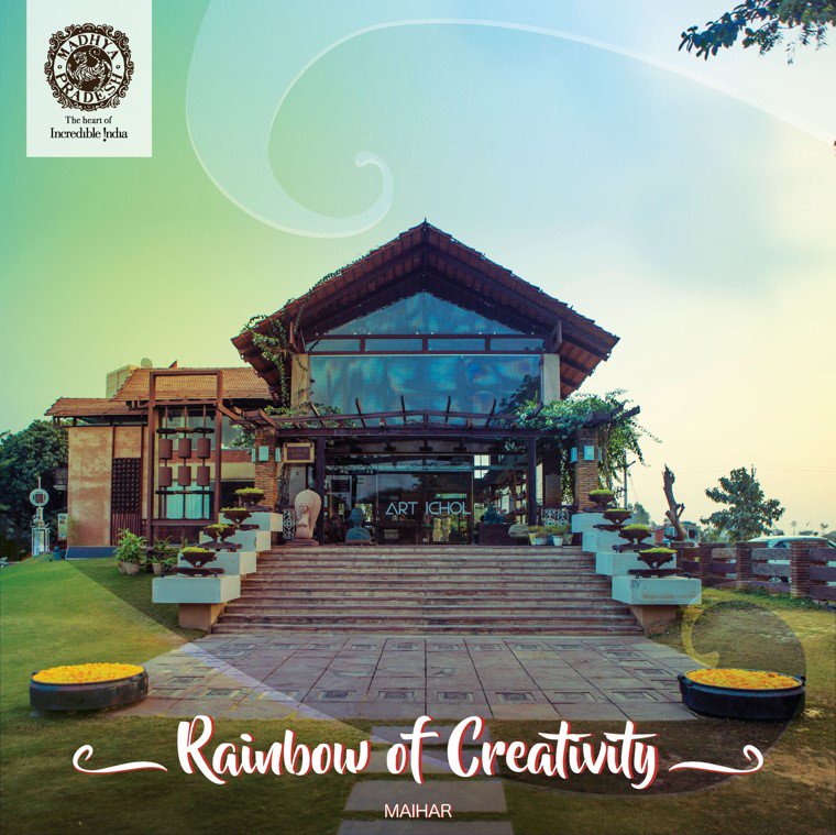 MPTourism's tweet image. An amazing commune for promotion of creative arts
&amp;amp; crafts, where artisans collaborate under open skies 
to create wonders.
#MPTourism