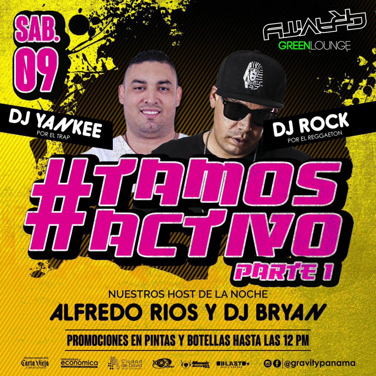 GravityPanama's tweet photo. #tamoactivo hoy rumba hasta el amanecer ! https://t.co/A2FGlYDs7l