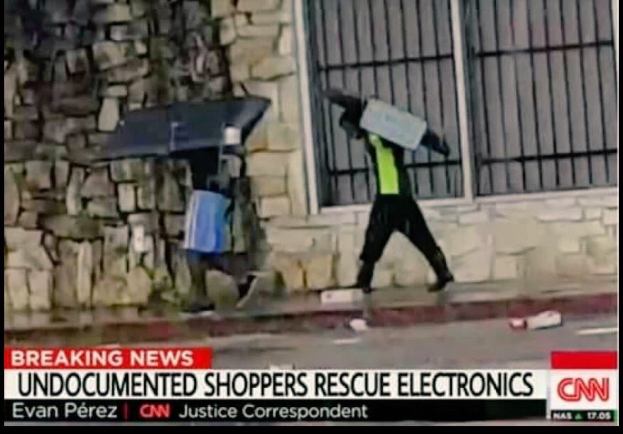 Fort Lauderdale leftist scum go looting