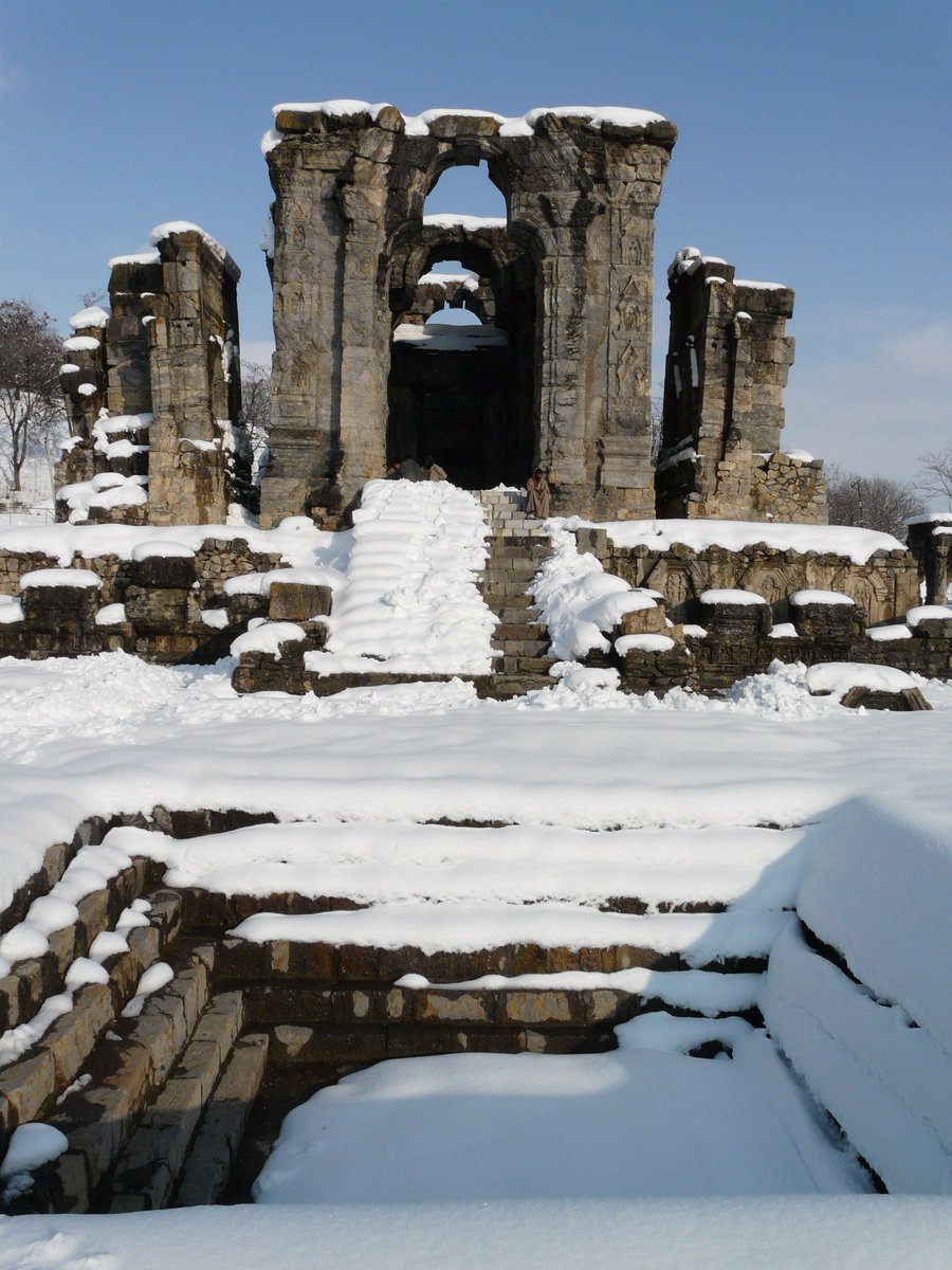 1) HIMAVAN - These mighty temples with pented roofs once dotted the snow clad valley of Kashmir. Now standing as a sad testimony of past. 