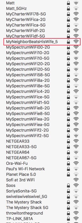 ashley__too's tweet photo. Not clever, but this someone in my buildings Wifi name. Sadly, I know who they are talking about. #CleverWirelessNetworkNames https://t.co/cOsFTL80mk