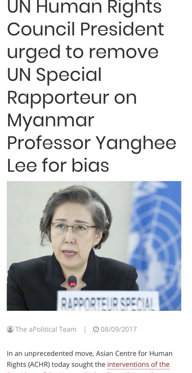 UN Human Rights Council President urged to remove UN Special Rapporteur for bias 
theapolitical.in/homenews/un-hu…