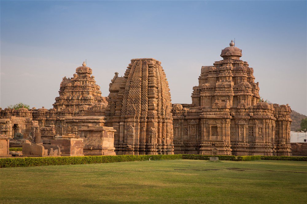 Will rest here with this ecstatic image of temples of Nagara and Dravida tradition lying side by side at Pattadakal, Karnataka....