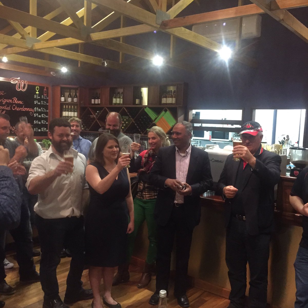 PembertonVC's tweet image. Celebrating Jarrah Jacks (Pemberton) launch of handcrafted new beers &amp;amp; new menu #visitpemberton #southernforests #pembertonwa #australiassw