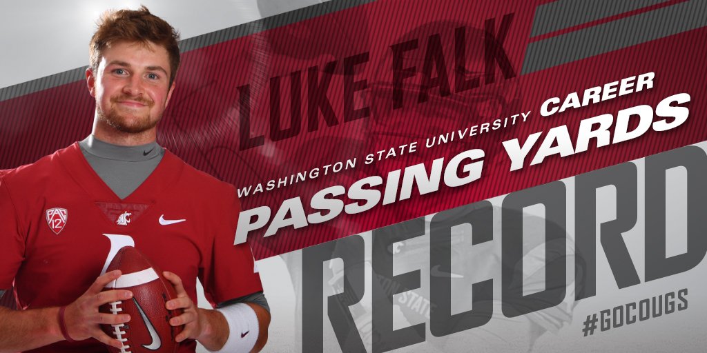 WSUCougarFB's tweet photo. Congrats to Luke Falk, who just set the WSU record for career passing yards! #GoCougs https://t.co/DTxLqrDtFq