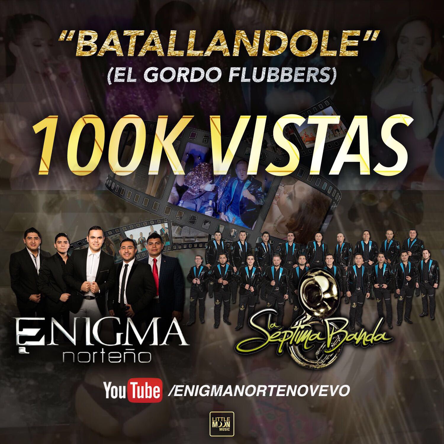 Enigma Norteno On Twitter Mas De 100 000 Mil Visitas A Solamente 1 Dia Del Estreno Bendecidos Gracias Batallandole Elgordoflubbers twitter