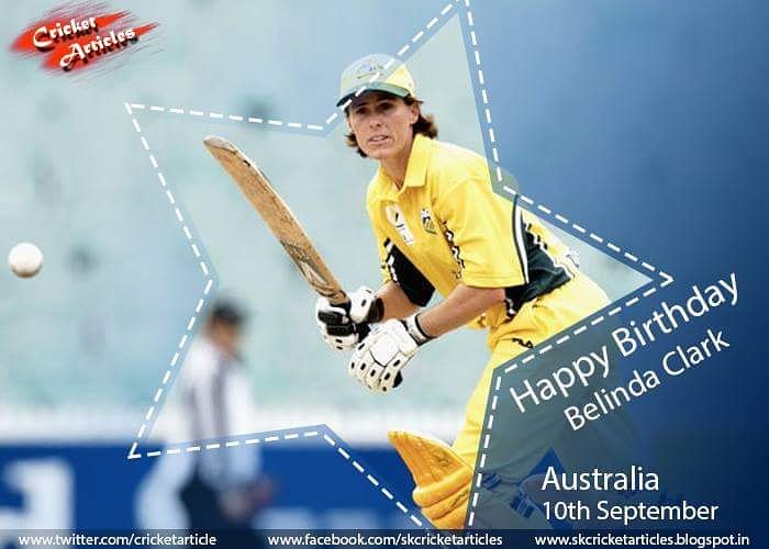 Happy Birthday to One of Australia\s most successful captains and opening batter Belinda Clark.  