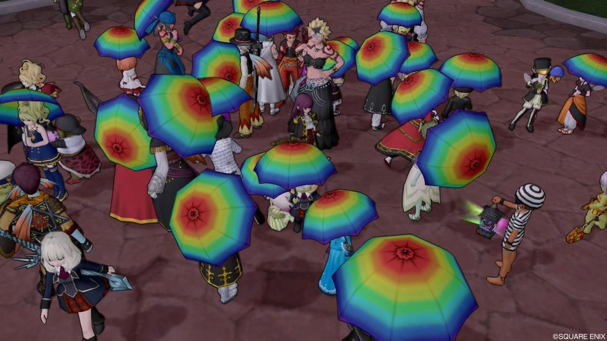 ドラクエ10攻略の虎 レンドア南すごい人です 別のキャラでは入れませんでした