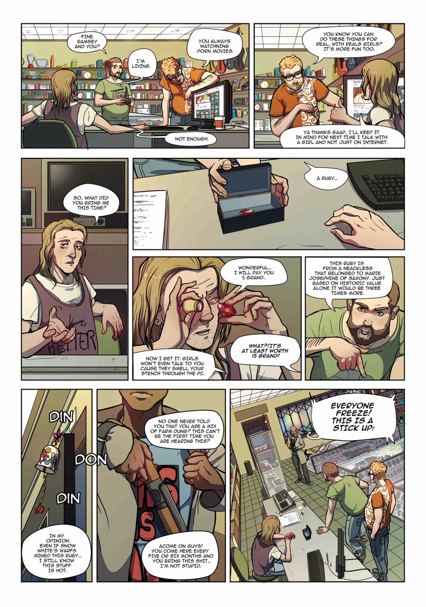 DrMarkman2016's tweet photo. @PreacherAMC @Sethrogen Seth take a look to this comic.
One character has your face. https://t.co/tnbOIWr6Hi