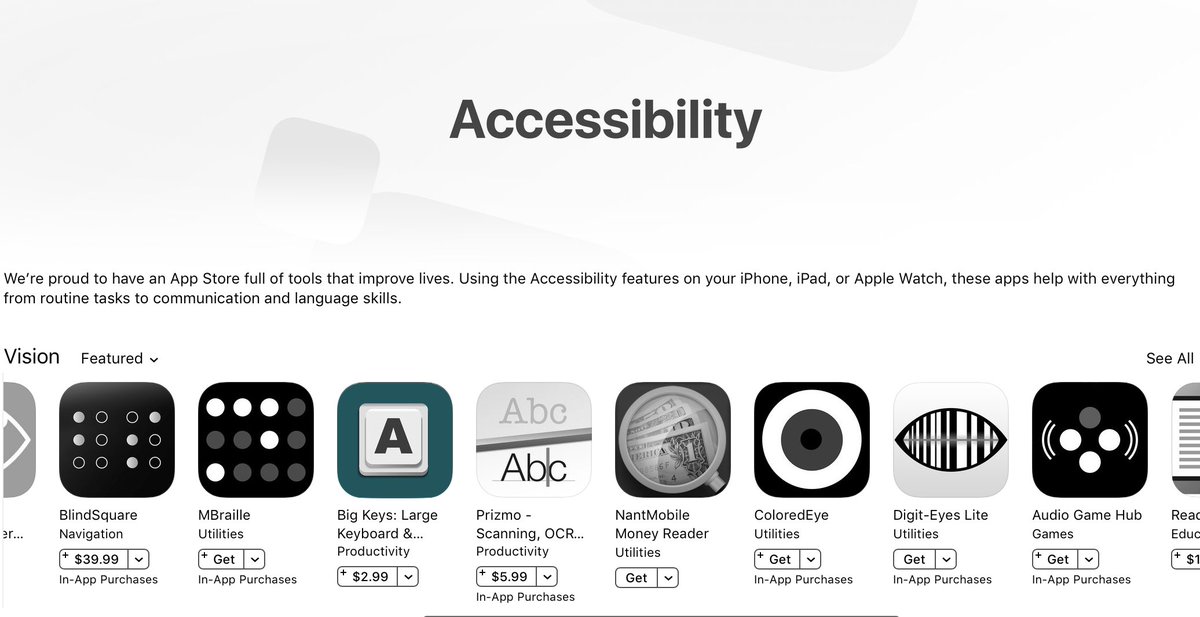 BigKeysKeyboard's tweet photo. Big Keys is featured again in the @AppStore in the #Accessibility section.  Great #iOS keyboard for #iPhone &amp; #iPad https://t.co/ThQ9XPgZ37 https://t.co/sUDym39tiw