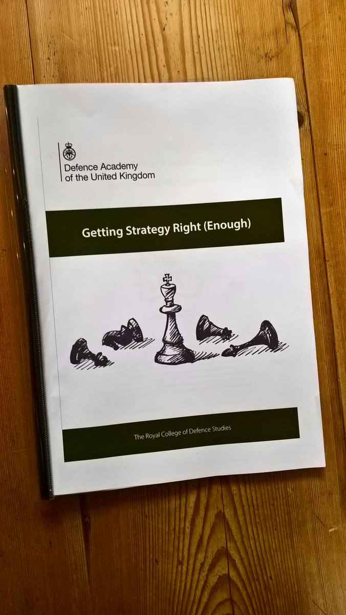 Just finished reading it. Excellent! Anyone involved in strategy-making who hasn`t/doesn`t read this is missing out. bit.ly/2vLOajo