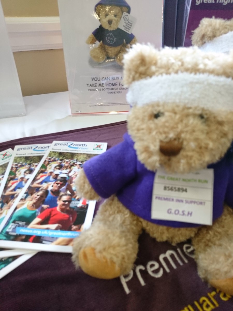 Bernard's getting involved in the #GNR17! <a href="/bernardnclapsth/">Bernard Bear</a> <a href="/ESNEPremierInn/">ESNE Premier Inn</a>