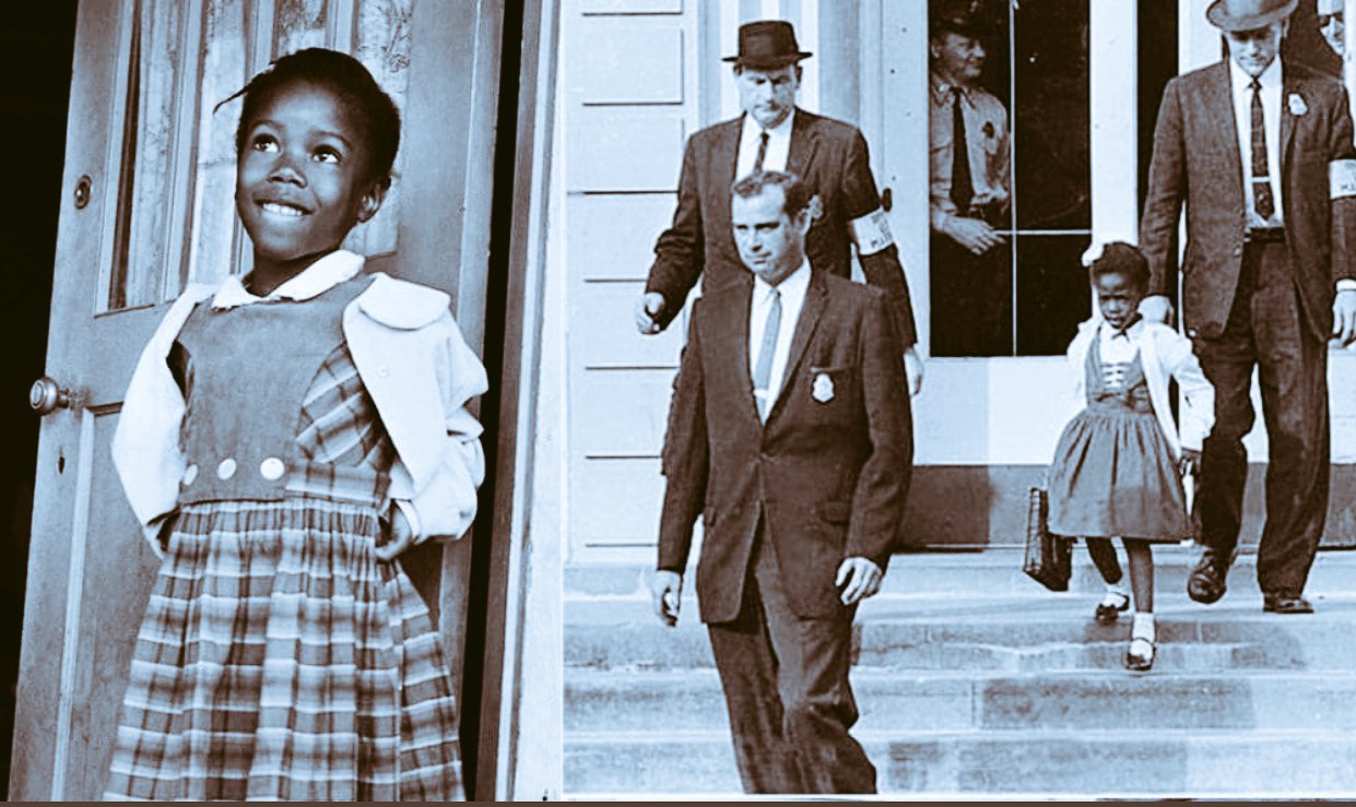 Bravery has a name and it is Ruby Bridges. Happy birthday, Ruby. 