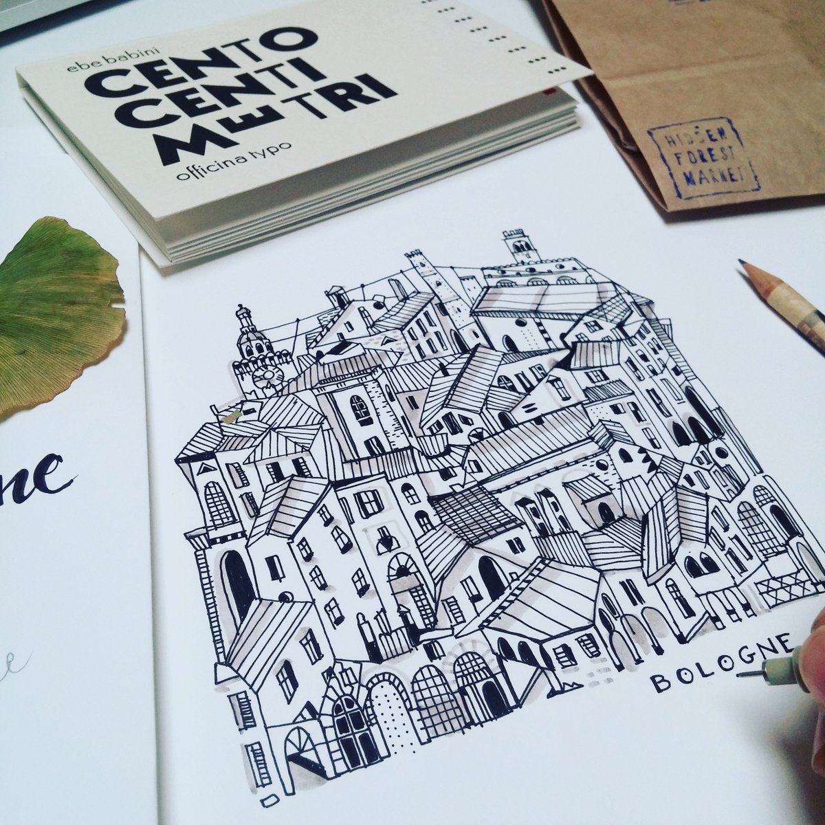 loretannesophie's tweet photo. In viaggio • En voyage 🍃

#illustration #ink #urbandesign #city #bologna #italia https://t.co/FQeq2vkb64