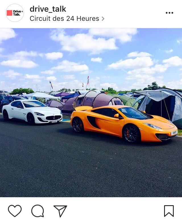 What a perfect #Sunday for camping !! #Maserati or #Mclaren ? Let us know your choice... 
#supercars #24heuresduMans #Drive #Talk #Share