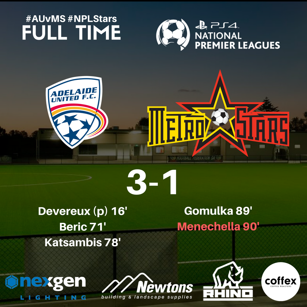 NE_MetroStars's tweet photo. FULL TIME at The Parks and a tough result for Metro who left it all on the field today. 
#AUvMS #PS4NPL #NPLStars https://t.co/648VJZPtm9