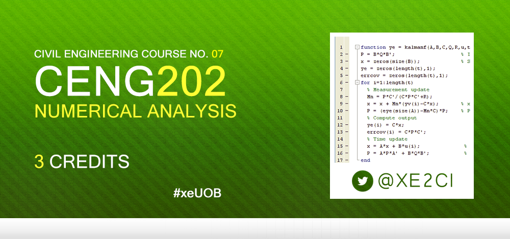 Xe2Ci's tweet photo. #CENG202

سيتم التعريف أكثر بالـ"MATLAB" ومناقشة وظائفه، وكيف أنه يسهل الكثير من العمليات الحسابيّة والمعادلات باختلاف درجاتها

#xeUOB  #UOB https://t.co/iemUWPh1ku