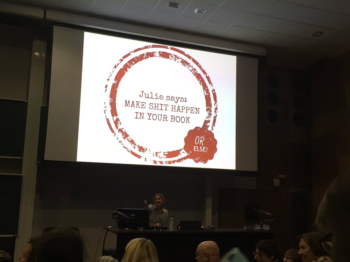 Loretta Milan (@lorettamilan) on Twitter photo A vital writing lesson from <a href="/julie_cohen/">Julie Cohen</a>. (You can rely on her to say it as it is!) @festivalwriting #FoW17 A vital writing lesson from <a href="/julie_cohen/">Julie Cohen</a>. (You can rely on her to say it as it is!) @festivalwriting #FoW17