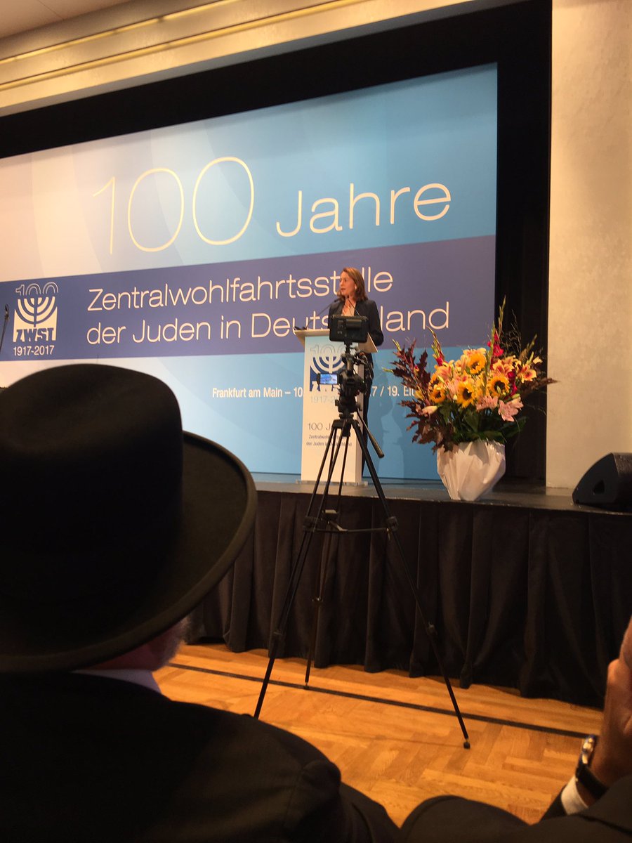 Ministerin Barley beim ZWST-Geburtstag