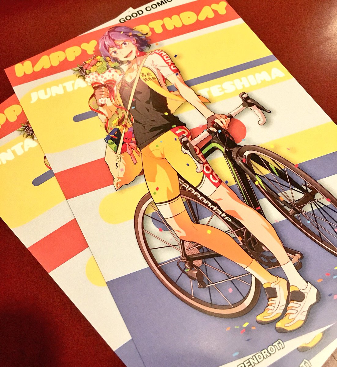 「パネル昼にシュッと見てきた!
写真を撮ったりポストカードもらってくれた方ありがと」|ゆきひこのイラスト