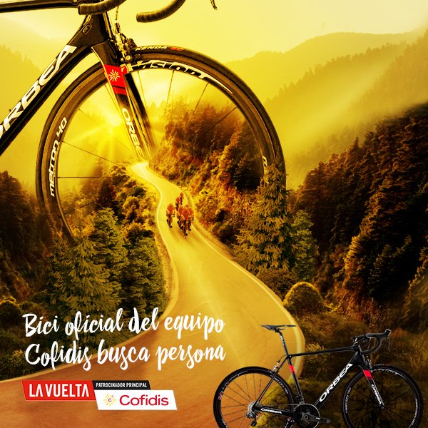 ¡Última oportunidad! Gana bicicleta ORBEA ORCA del equipo COFIDIS. RT y participa en cofidislikesciclismo.com/promociones/ <a href="/ciclistacofidis/">Cofidis Likes Ciclismo</a>