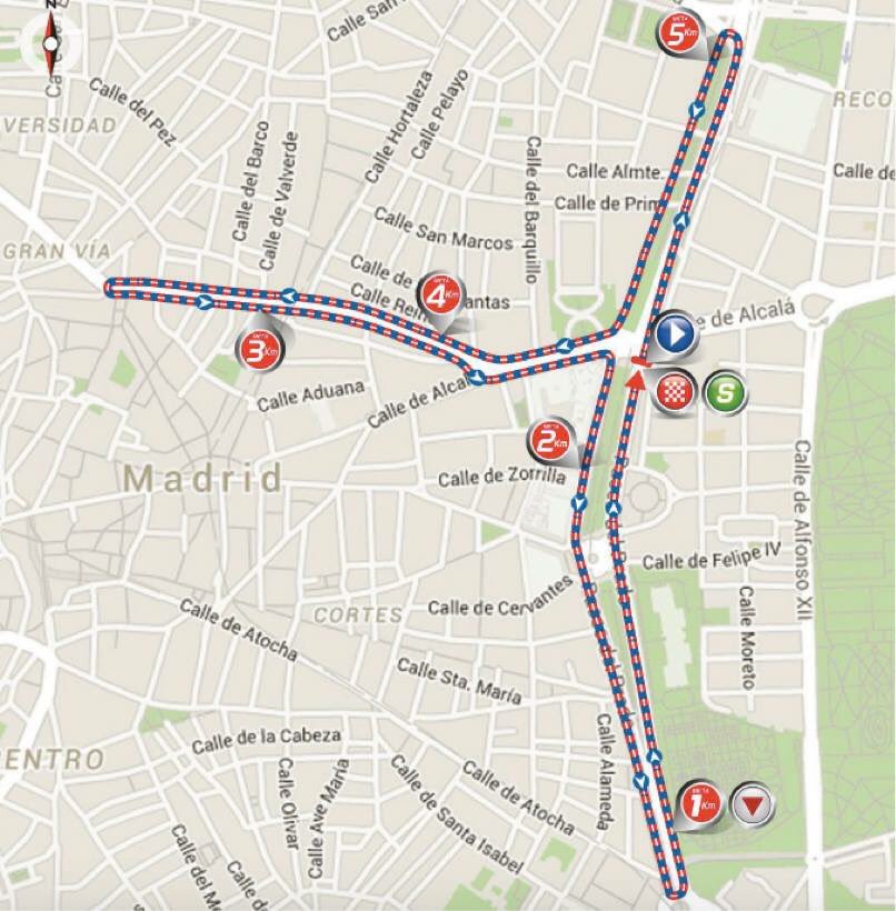 карта мадрид челленджа
