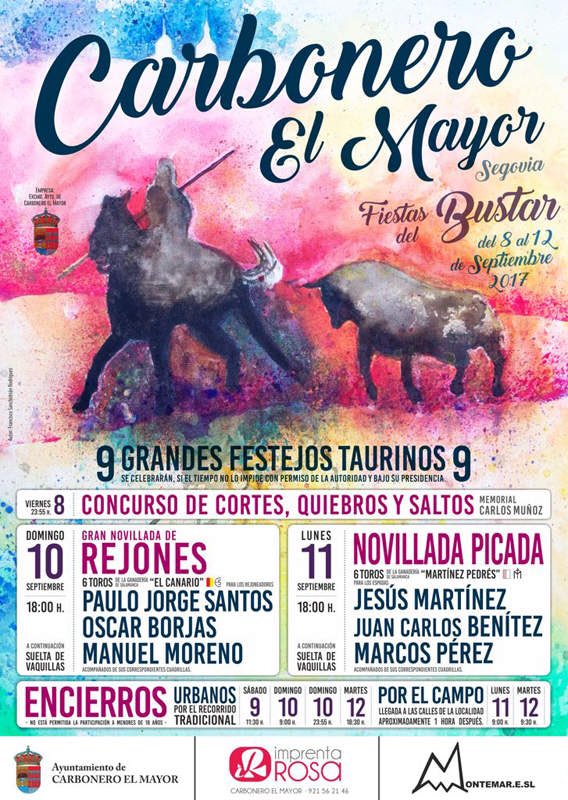 CARBONERO EL MAYOR || Hoy toreamos en tierras segovianas. Esperemos que se de un buen día.
