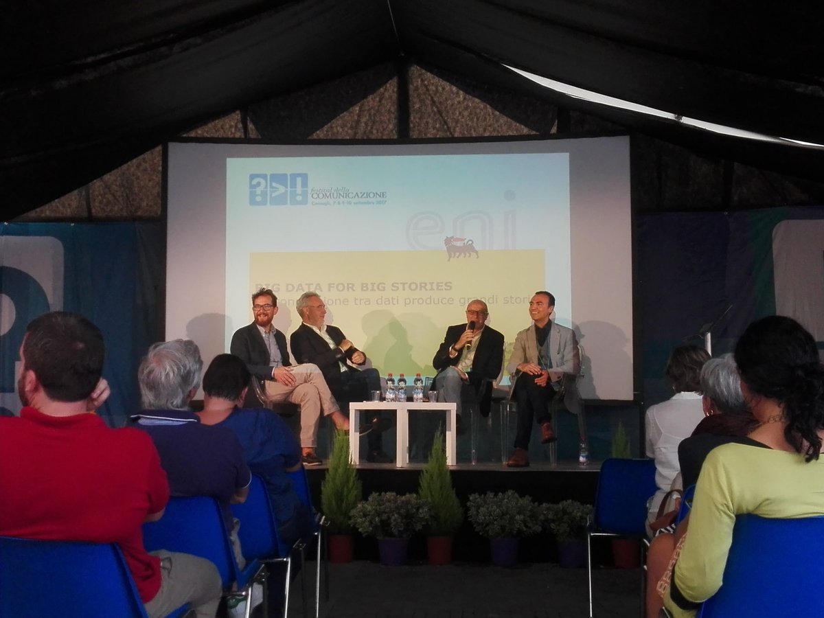 Dai dati alle storie: un'opportunità per le aziende. Ascoltiamo la case history di <a href="/eni/">eni</a> @storyfactor #FestivalCom #BigData #storytelling