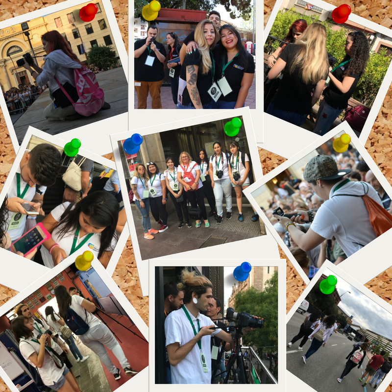 XarxaMediaTeam's tweet photo. Aquí tenim un record del que va ser la #fmsbd17 ens trobareu als companys de #xarxes i #multimèdia col·laborant🤝. Ens vau veure? #teamwork https://t.co/j8q5avqlVG