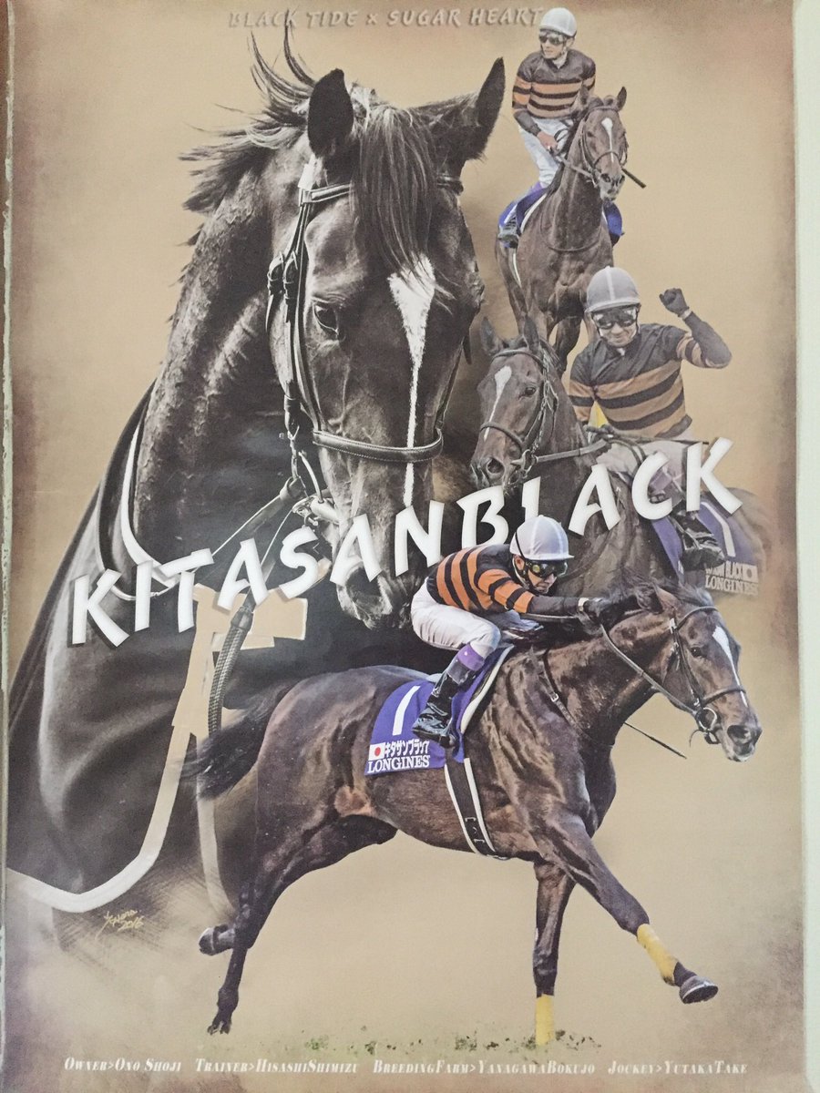 武豊騎手の大ファン 酒井太郎 V Twitter やっぱりこのポスターかっこいいです キタサンブラック 武豊騎手