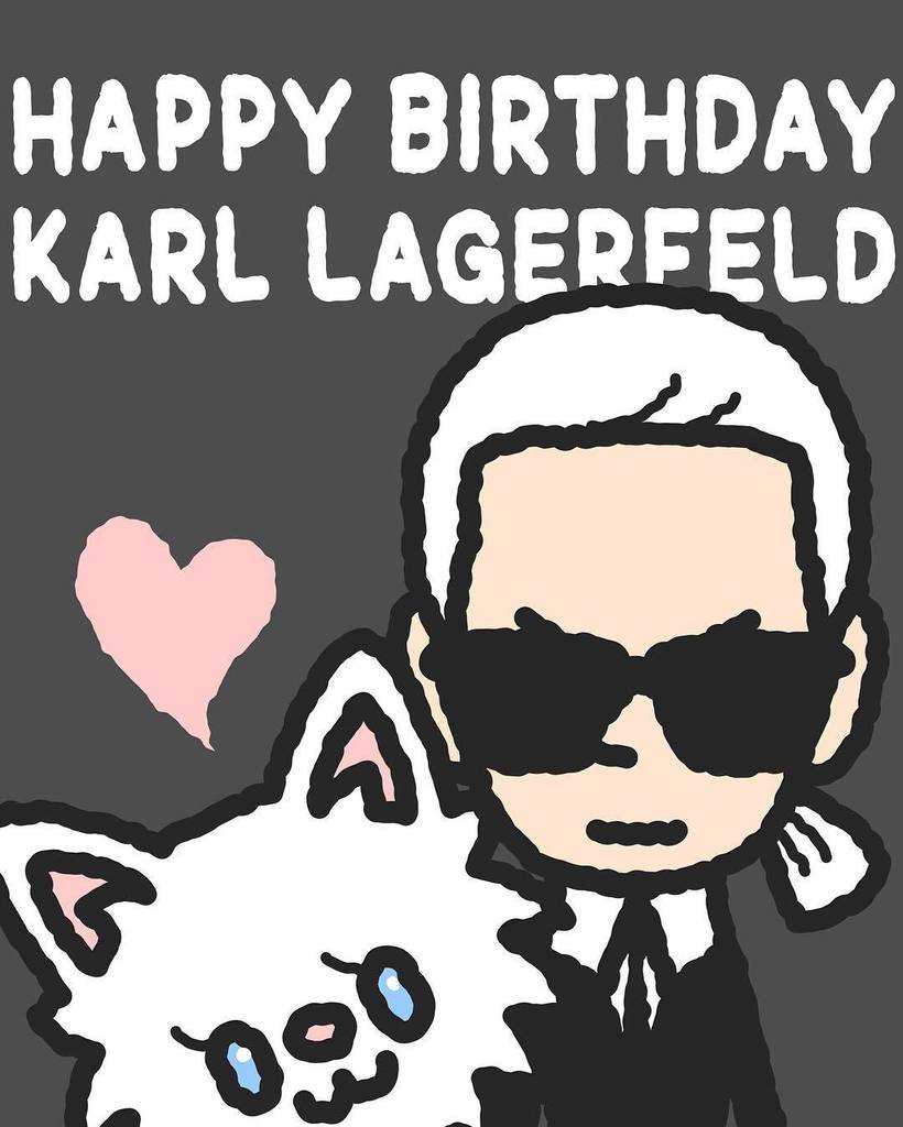                                                 . .:* Happy Birthday, Karl Lagerfeld  