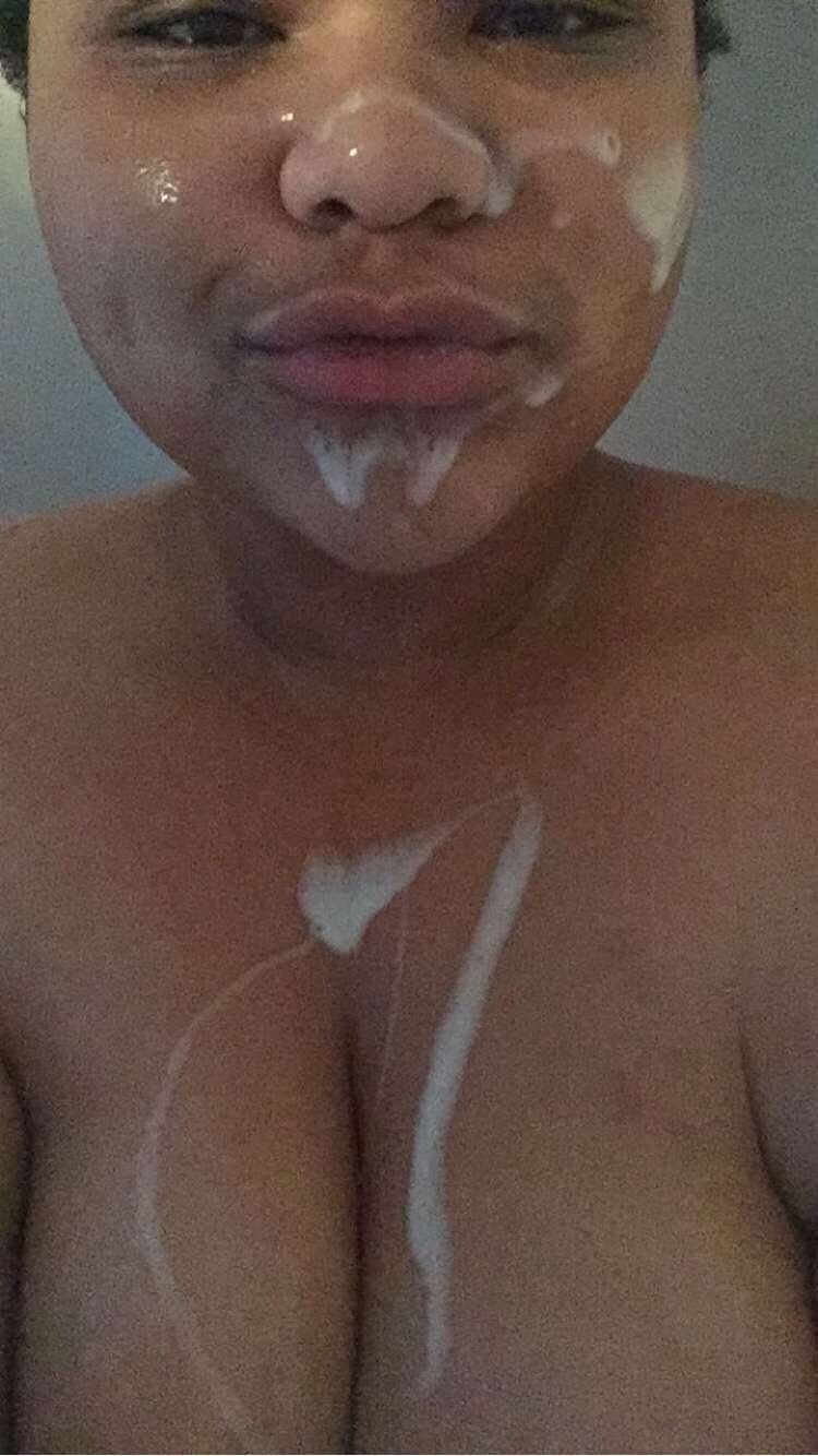 Ebony facial twitter - arousing black babes receive covered in facial for your viewing pleasure