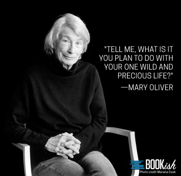 Happy Birthday to beloved poet, Mary Oliver.    