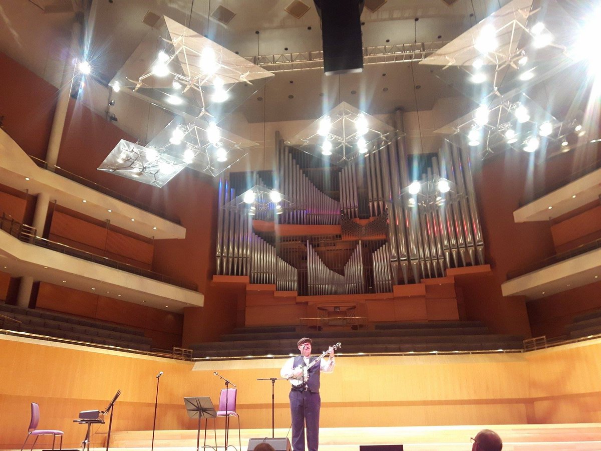 Dr_Butler's tweet image. Enjoyed playing my banjer at The Bridgewater Hall Yesterday.
